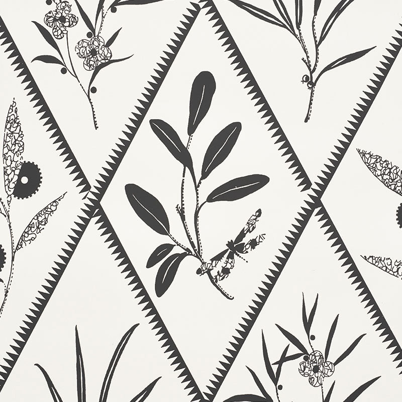 SCHUMACHER WALLCOVERING  CHARLAP HYMAN & HERRERO ENDIMIONE   CARBON   - 5009373