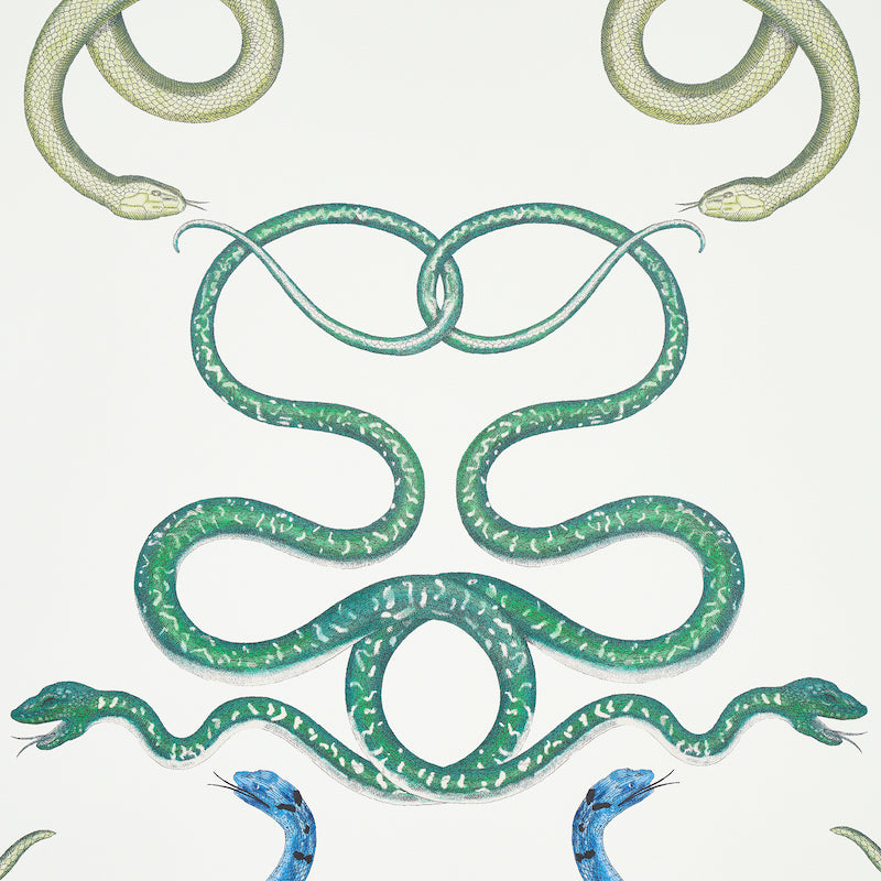 SCHUMACHER WALLCOVERING  CHARLAP HYMAN & HERRERO GIOVE   EMERALD & SAPPHIRE   - 5009460