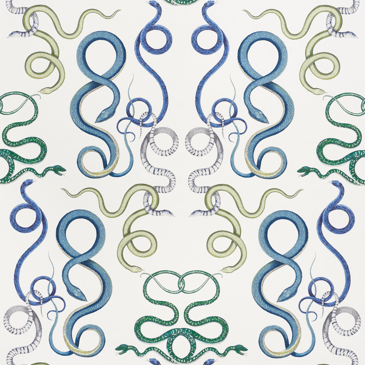 SCHUMACHER WALLCOVERING  CHARLAP HYMAN & HERRERO GIOVE   EMERALD & SAPPHIRE   - 5009460