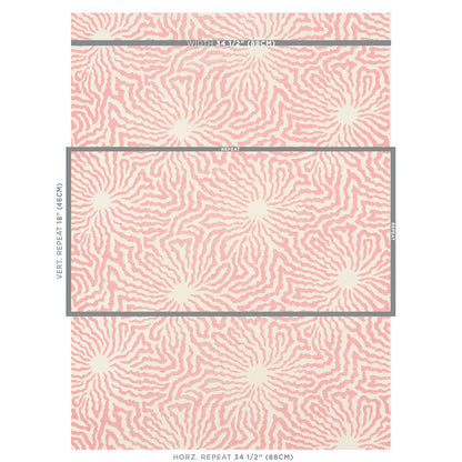 SCHUMACHER WALLCOVERING  CELERIE KEMBLE FLOWER SHOCK SISAL   PEONY   - 5009480