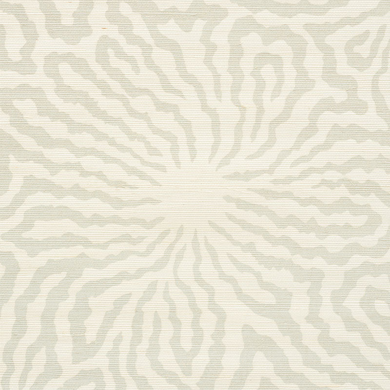 Cream and beige radial sunburst pattern on soft fabric, zebra-like tie-dye style.