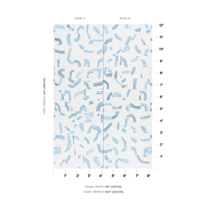 SCHUMACHER  CAROLINE Z HURLEY SEPIESSA PANEL SET   SKY   - 5009490