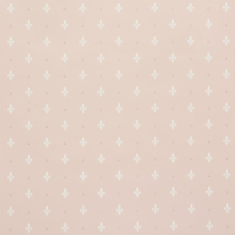 SCHUMACHER  SMALL-PRINT WALLPAPERS FLEUR DE LIS   BLUSH   - 5009500