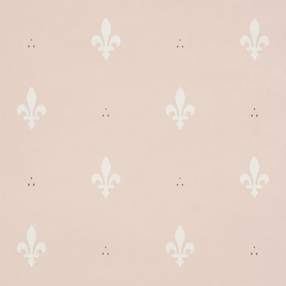 SCHUMACHER  SMALL-PRINT WALLPAPERS FLEUR DE LIS   BLUSH   - 5009500