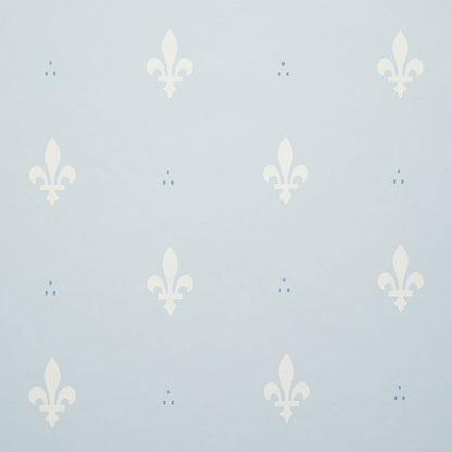SCHUMACHER  SMALL-PRINT WALLPAPERS FLEUR DE LIS   MINERAL   - 5009501