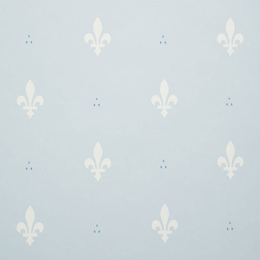 SCHUMACHER  SMALL-PRINT WALLPAPERS FLEUR DE LIS   MINERAL   - 5009501