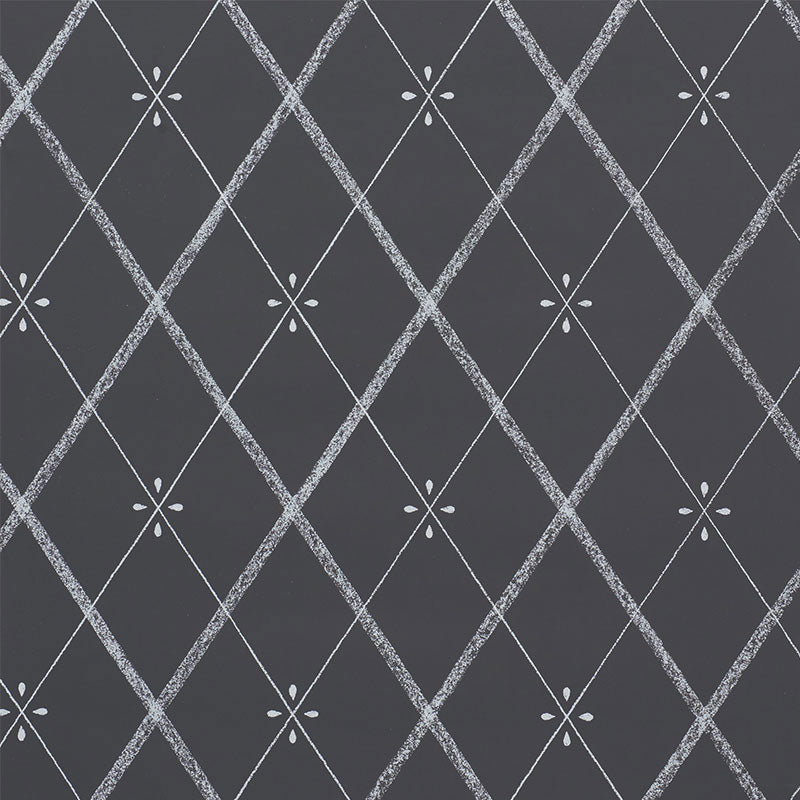 SCHUMACHER  SMALL-PRINT WALLPAPERS KASUMI DIAMOND   Chalkboard   - 5009510