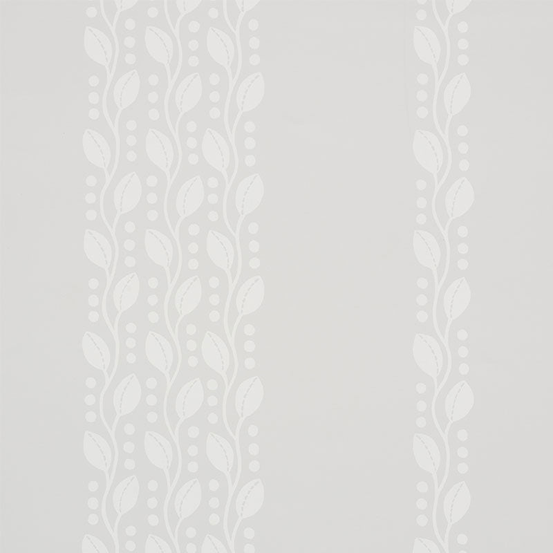 SCHUMACHER  SMALL-PRINT WALLPAPERS LILLIAN VINE   Grey   - 5009521