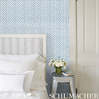 SCHUMACHER  SMALL-PRINT WALLPAPERS TREVI DIAMOND   Porcelain   - 5009540