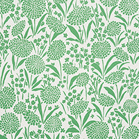 SCHUMACHER  SMALL-PRINT WALLPAPERS CHRYSANTHEMUM   Green   - 5009551