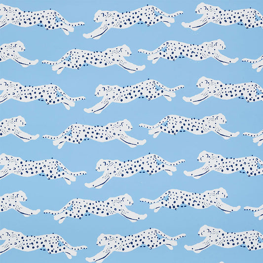 SCHUMACHER  SMALL-PRINT WALLPAPERS LEAPING LEOPARDS   SKY   - 5009590