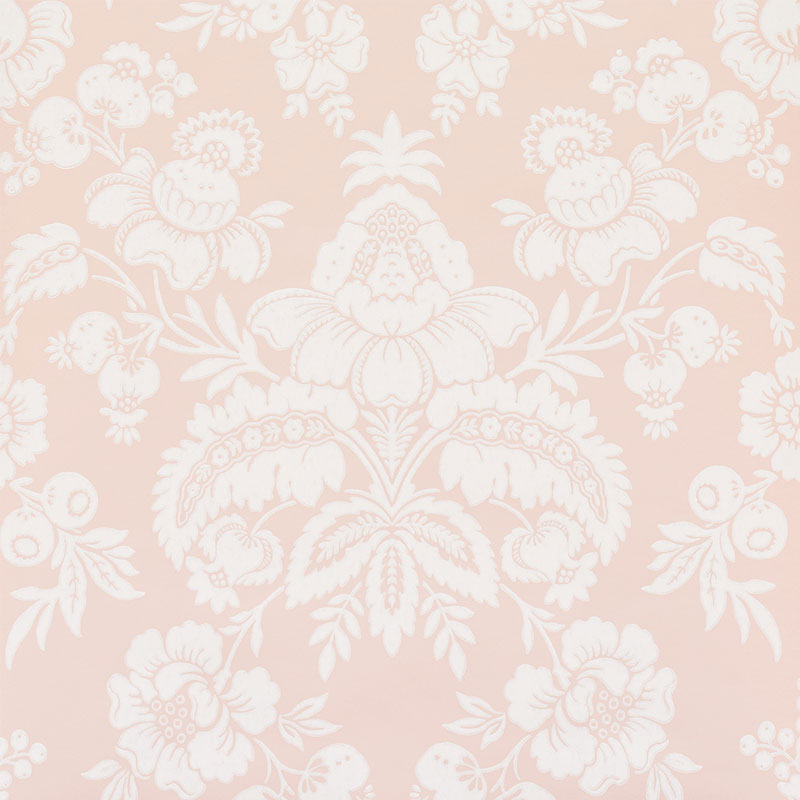 SCHUMACHER  NEW TRADITIONAL SIMONE DAMASK   BLUSH   - 5009611
