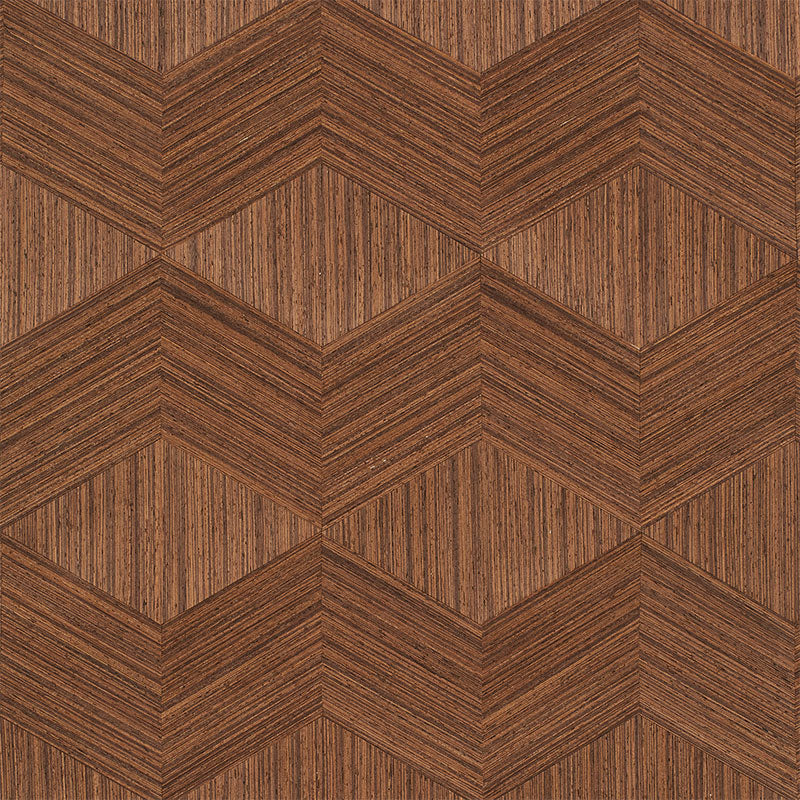 SCHUMACHER  MODERN GLAMOUR CHEVRON INLAY   WALNUT   - 5009631