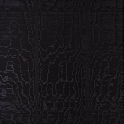 SCHUMACHER  MODERN GLAMOUR MOIR?? WALLCOVERING   NOIR   - 5009673