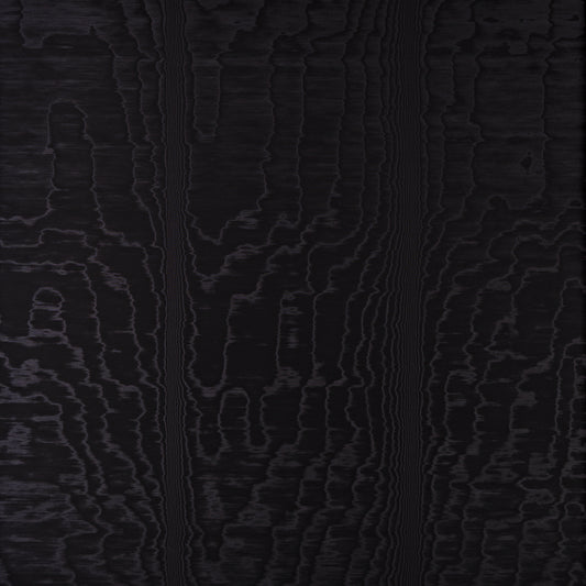 SCHUMACHER  MODERN GLAMOUR MOIR?? WALLCOVERING   NOIR   - 5009673