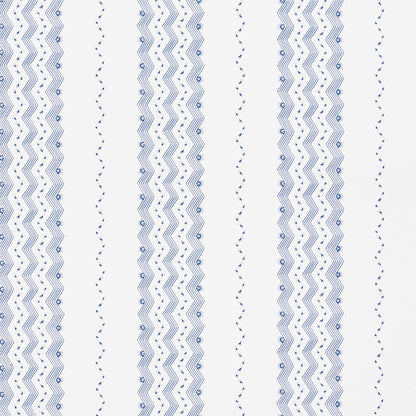 SCHUMACHER  CHAMBRAY NAUSET STRIPE   Indigo   - 5009740