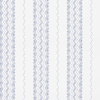 SCHUMACHER  CHAMBRAY NAUSET STRIPE   Indigo   - 5009740