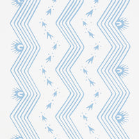 SCHUMACHER  CHAMBRAY NAUSET STRIPE   Sky   - 5009741