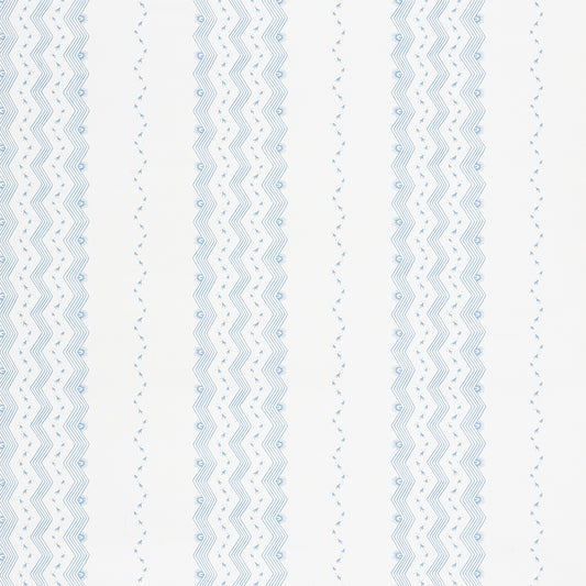 SCHUMACHER  CHAMBRAY NAUSET STRIPE   Sky   - 5009741