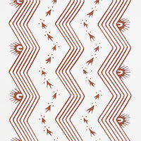 SCHUMACHER  CHAMBRAY NAUSET STRIPE   Sienna   - 5009743