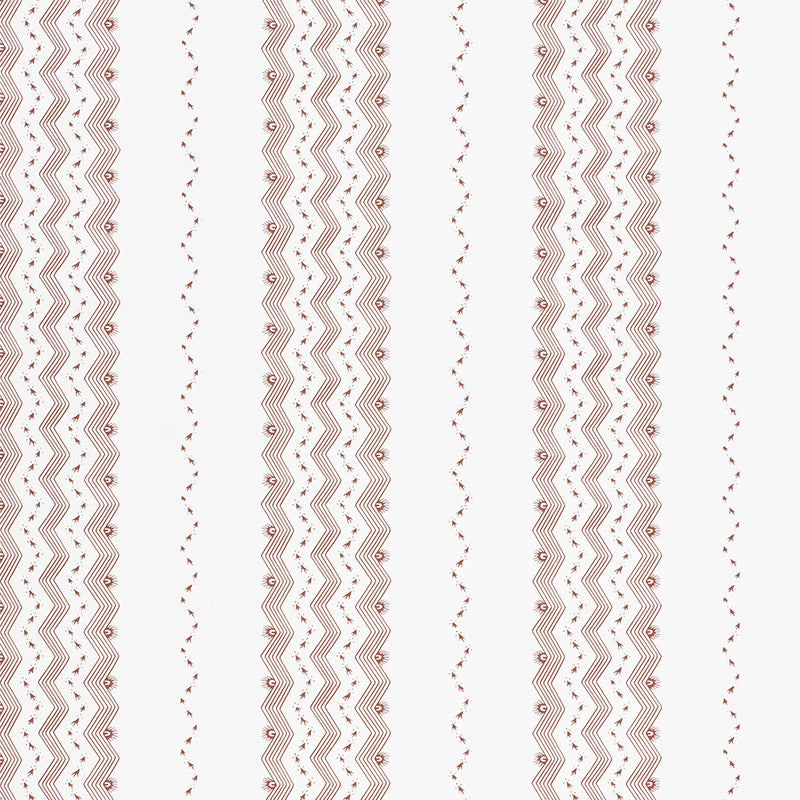 SCHUMACHER  CHAMBRAY NAUSET STRIPE   Sienna   - 5009743