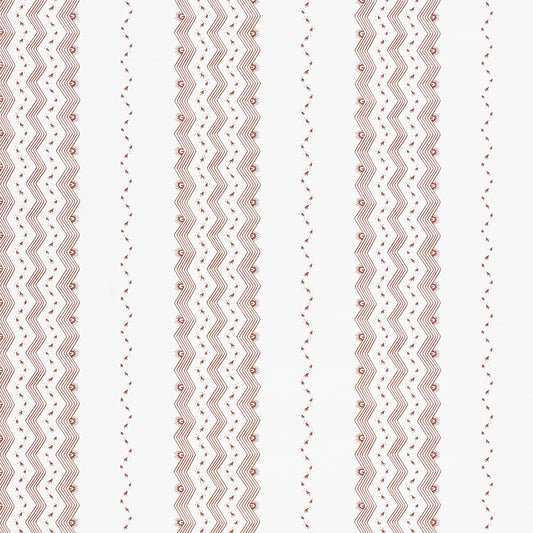 SCHUMACHER  CHAMBRAY NAUSET STRIPE   Sienna   - 5009743