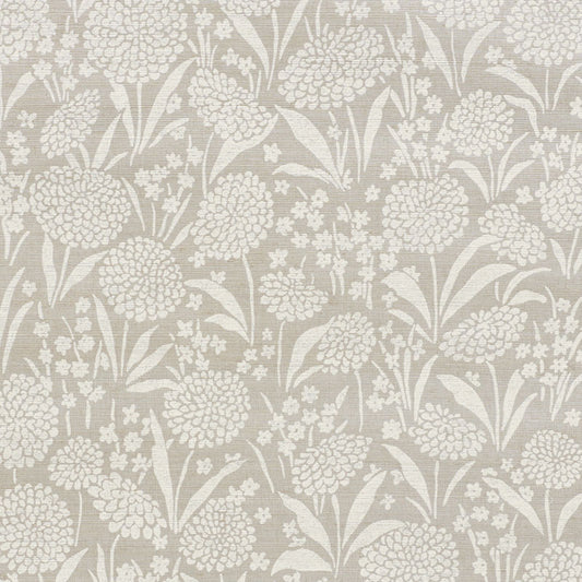 SCHUMACHER  TEXTURED WALLCOVERINGS & PRINTED GRASSCLOTHS CHRYSANTHEMUM HEMP SHIMMER   MOONSTONE   - 5009790