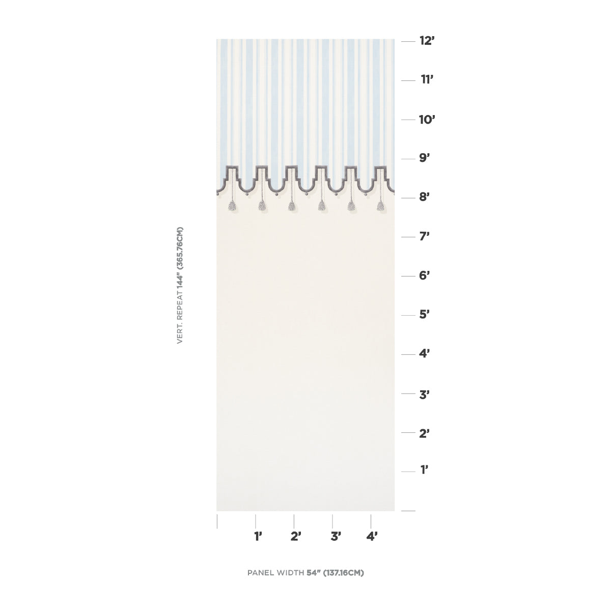 SCHUMACHER  TROMPE L'OEIL VILLA PANEL   SKY   - 5009911