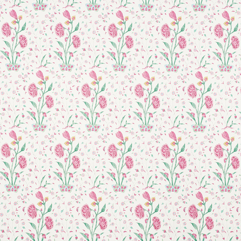 SCHUMACHER  PALAMPORE KHILANA FLORAL   PINK   - 5009953