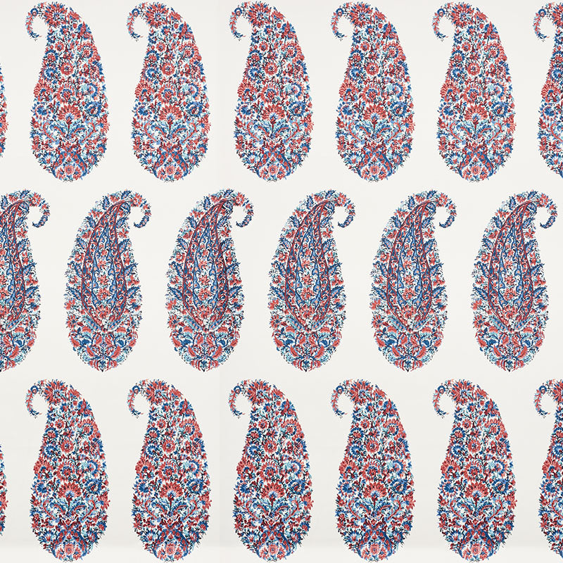 SCHUMACHER  PALAMPORE SHIRALA PAISLEY   DELFT , ROSE   - 5009970