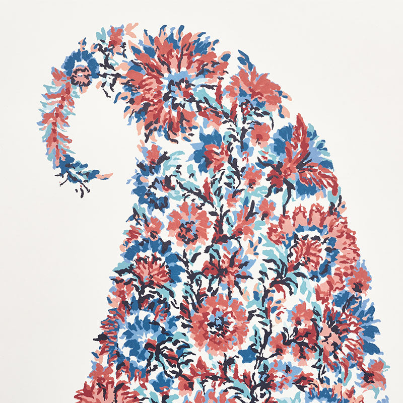 SCHUMACHER  PALAMPORE SHIRALA PAISLEY   DELFT , ROSE   - 5009970