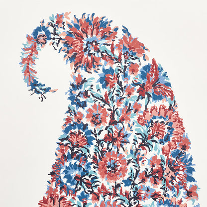 SCHUMACHER  PALAMPORE SHIRALA PAISLEY   DELFT , ROSE   - 5009970