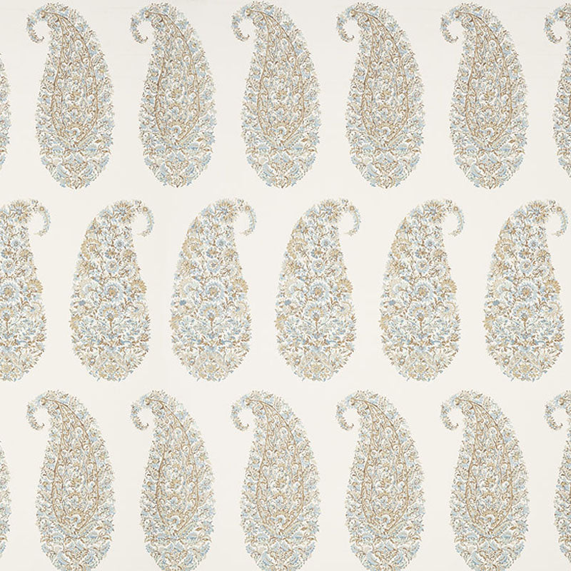 SCHUMACHER  PALAMPORE SHIRALA PAISLEY   AQUA   - 5009971