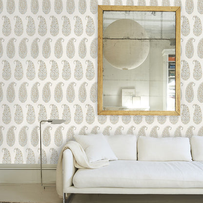 SCHUMACHER  PALAMPORE SHIRALA PAISLEY   AQUA   - 5009971