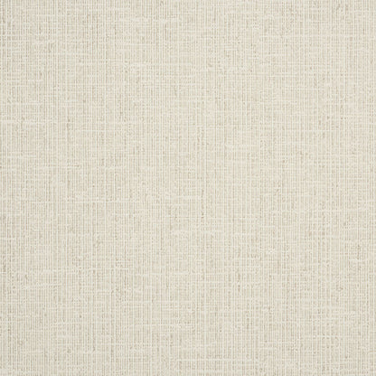 Beige linen-look textured wallcovering with a woven crosshatch pattern in limestone shade.