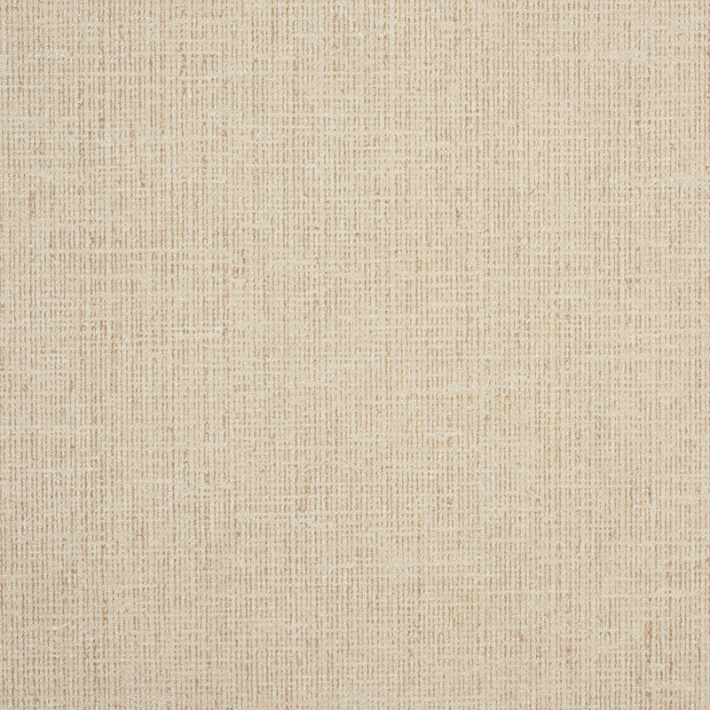 Beige linen-textured wallpaper with a natural woven pattern; warm neutral wallcovering.