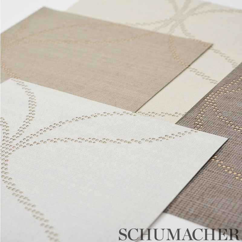 SCHUMACHER  HIGH PERFORMANCE TEXTURED WALLCOVERINGS CASAVOLA   PEARL   - 5010053