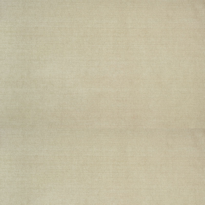 Beige linen-like woven fabric close-up with visible fibers and soft upholstery texture.