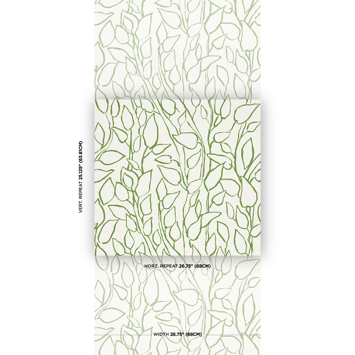 SCHUMACHER  FREEHAND SOLANDRA VINE   LEAF   - 5010070