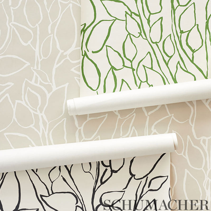 SCHUMACHER  FREEHAND SOLANDRA VINE   LEAF   - 5010070