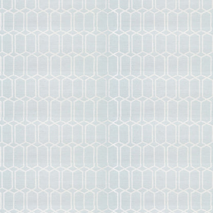 SCHUMACHER  TEXTURED WALLCOVERINGS & PRINTED GRASSCLOTHS MODERN TRELLIS SISAL   SKY   - 5010100