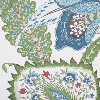 Emerald stripe fabric pattern.