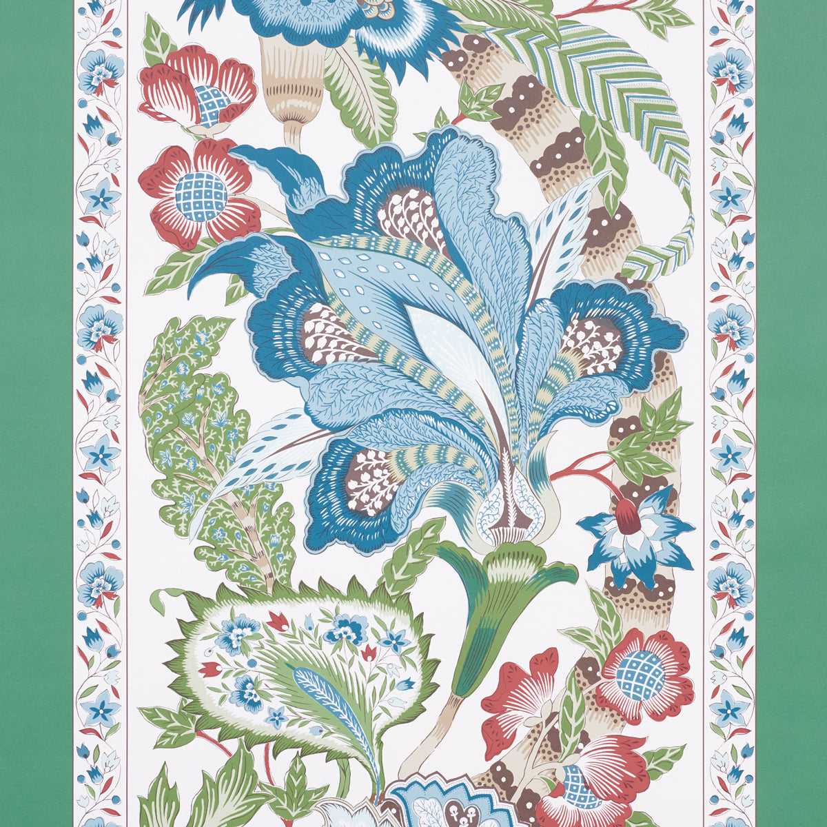 Emerald stripe textile pattern on fabric with tonal variations.