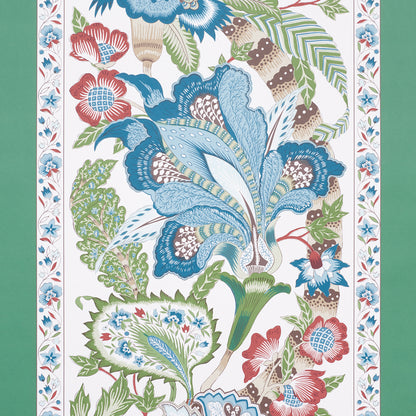 Emerald stripe textile pattern on fabric with tonal variations.