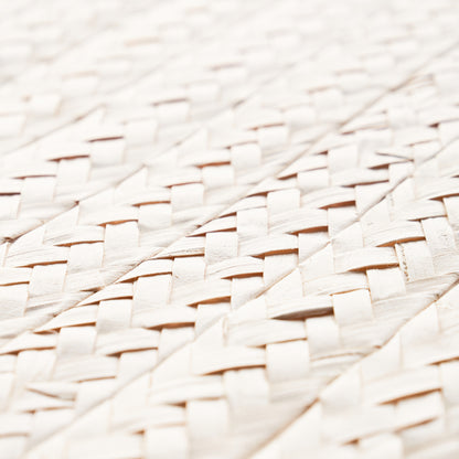 SCHUMACHER  TEXTURED WALLCOVERINGS & PRINTED GRASSCLOTHS BRAIDED BURI   IVORY   - 5010191