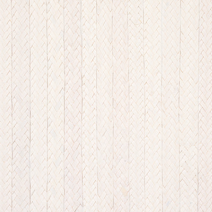 SCHUMACHER  TEXTURED WALLCOVERINGS & PRINTED GRASSCLOTHS BRAIDED BURI   IVORY   - 5010191