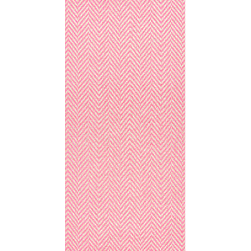 Vertical pink fabric swatch with a fine chevron pattern and gradient pink tones.