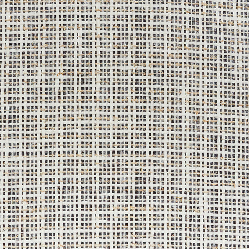 SCHUMACHER  DOWN TO EARTH TEXTURED WALLCOVERING LINEN & PAPERWEAVE   CARBON   - 5010243