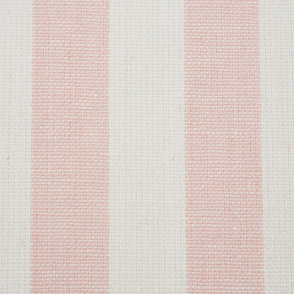 SCHUMACHER  DOWN TO EARTH TEXTURED WALLCOVERING LINEN STRIPE   BLUSH   - 5010250