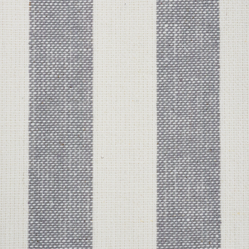 SCHUMACHER  DOWN TO EARTH TEXTURED WALLCOVERING LINEN STRIPE   GREY   - 5010252